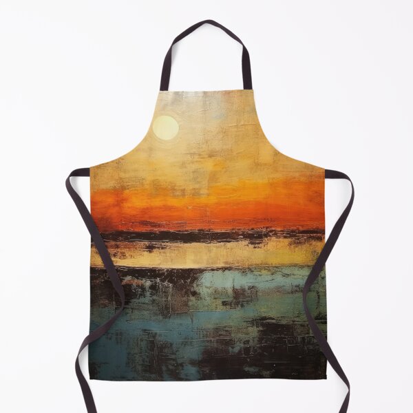 Aperçu de l'œuvre Découvrez l'art abstrait "Simplistic & Minimalistic Vintage Sunset" créée et vendue par ArtificialGenes.
