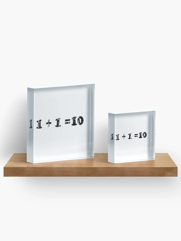 Thumbnail 3 of 5, Acrylic Block, Computer Math designed and sold by ScienceCorner.