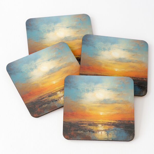 Item preview, Explore "Simplistic & Minimalistic Vintage Sunset" Abstract Art designed and sold by ArtificialGenes.