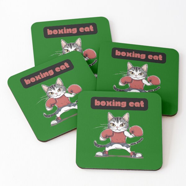 Item preview, Feline Fighter - Green designed and sold by CushyNest.