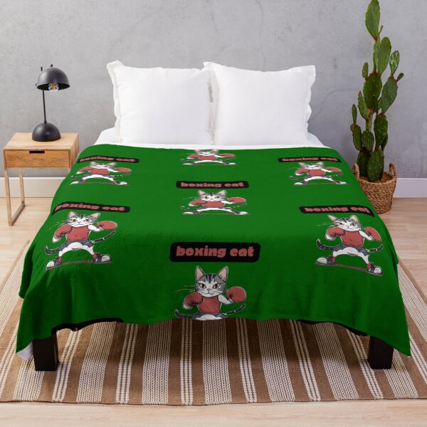 Item preview, Feline Fighter - Green designed and sold by CushyNest.