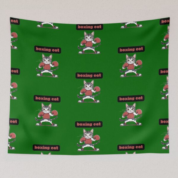 Item preview, Feline Fighter - Green designed and sold by CushyNest.