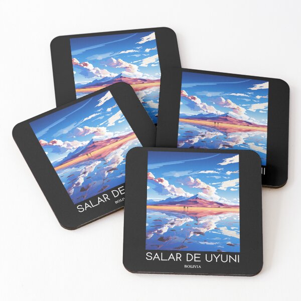 Item preview, A Pop Art Travel Print of Salar de Uyuni - Bolivia  designed and sold by StudioRedKoala.