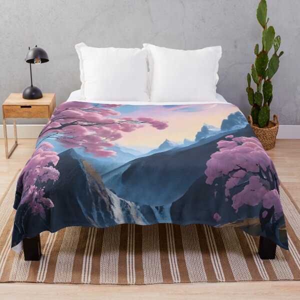 Item preview, Colorful flowers In Mountain designed and sold by AbominationShop.