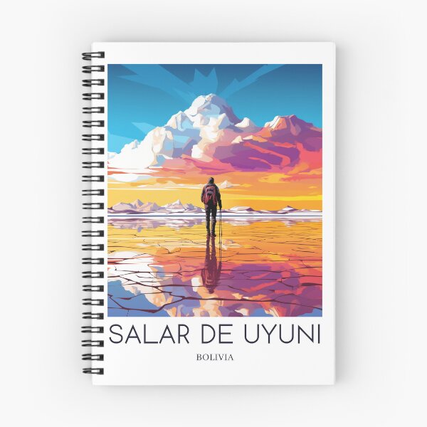 Item preview, Una impresión de viaje de arte pop del Salar de Uyuni - Bolivia designed and sold by StudioRedKoala.