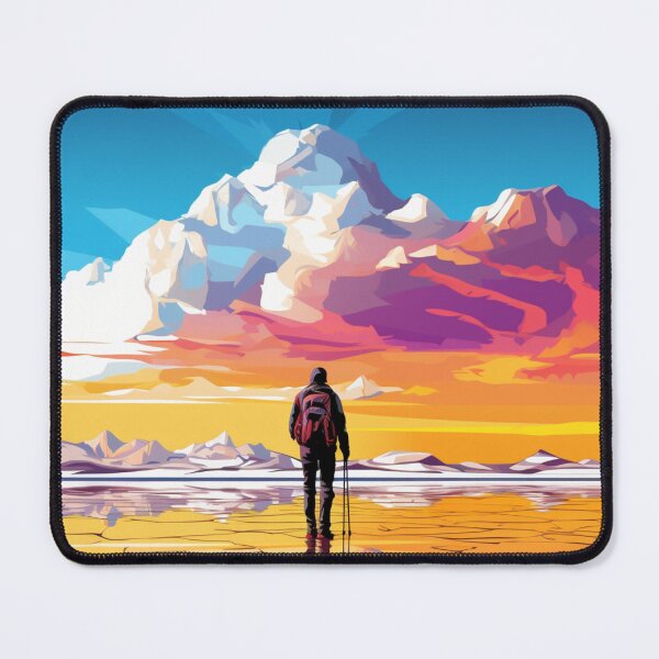 Item preview, A Pop Art Travel Print of Salar de Uyuni - Bolivia  designed and sold by StudioRedKoala.