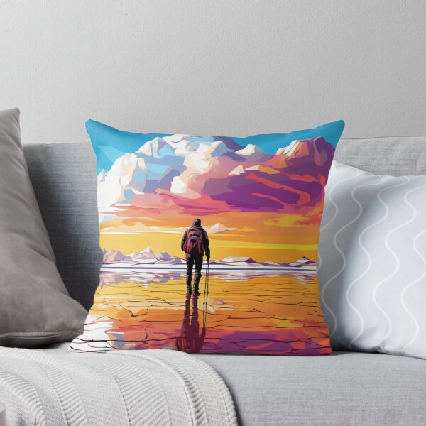 Item preview, A Pop Art Travel Print of Salar de Uyuni - Bolivia  designed and sold by StudioRedKoala.