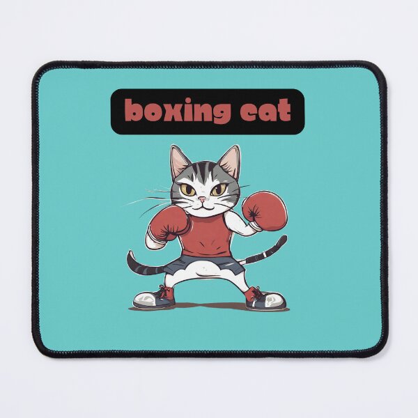 Item preview, Feline Fighter - Blue designed and sold by CushyNest.