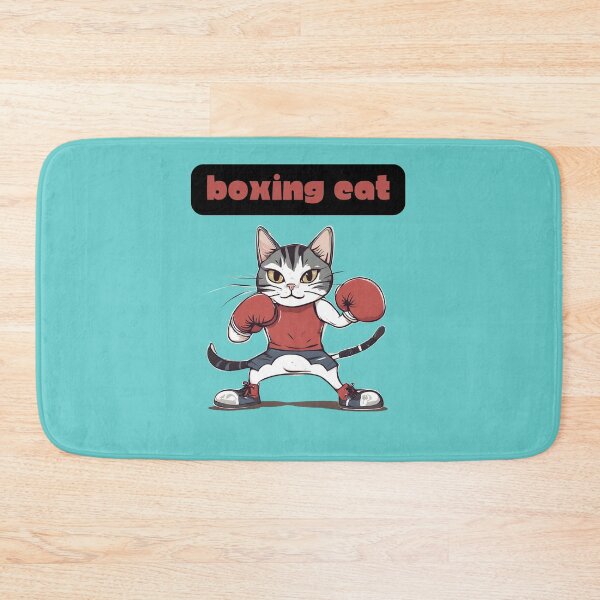 Item preview, Feline Fighter - Blue designed and sold by CushyNest.
