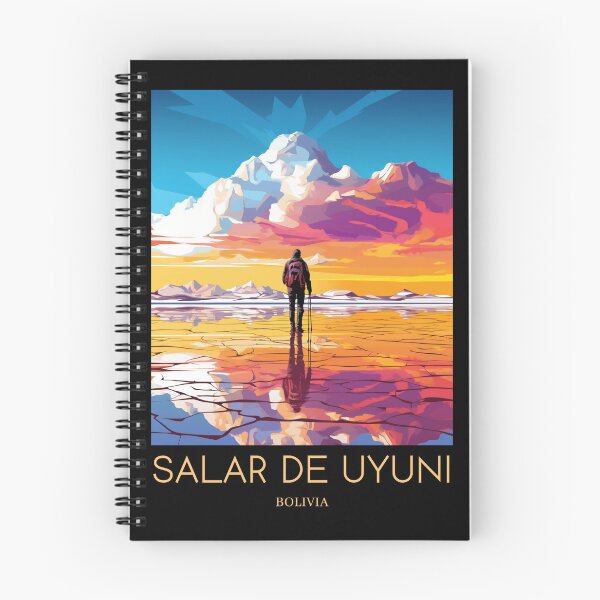 Item preview, A Pop Art Travel Print of Salar de Uyuni - Bolivia  designed and sold by StudioRedKoala.