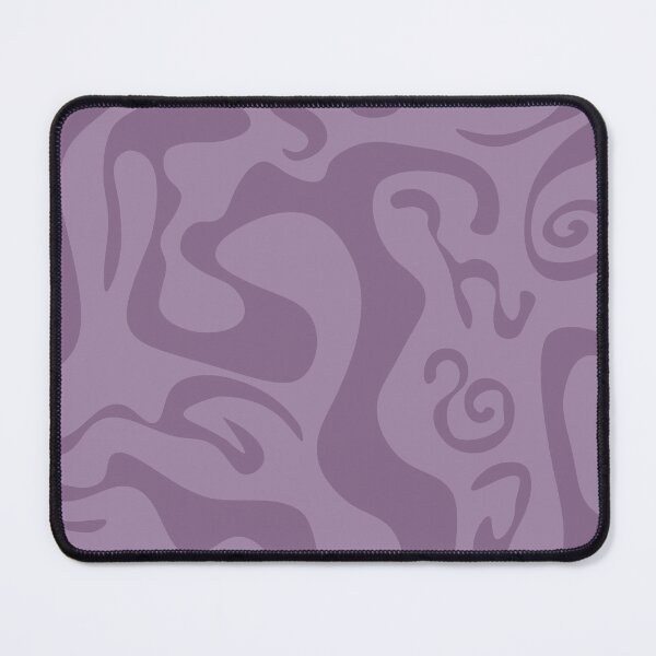 Item preview, Groovy Trippy Swirly Purple Aubergine Dark Violet designed and sold by LittleHCreative.
