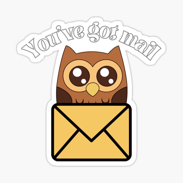 You've Got Mail Sticker for Sale by MsKayleenMarie