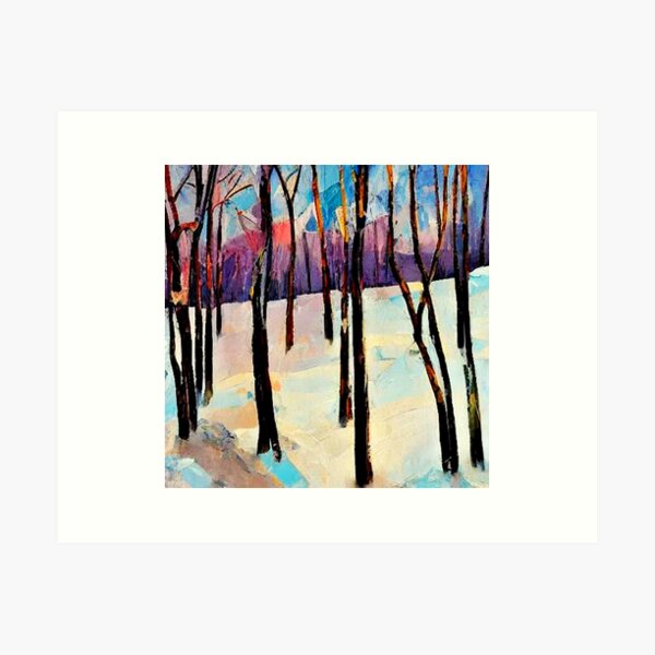 Item preview, Bare Trees in snow 6 designed and sold by George Hutton Hunter.