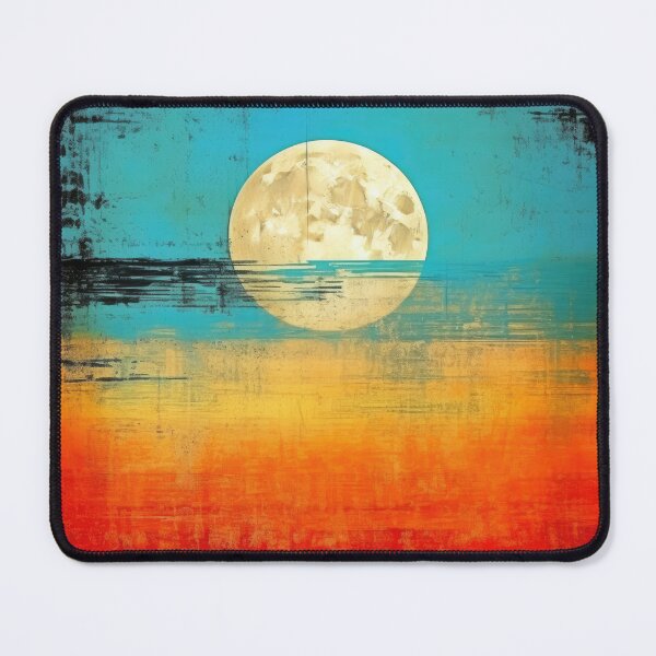 Artikelvorschau, Entdecken Sie "Simplistic & Minimalistic Vintage Sunset" Abstrakte Kunst entworfen und verkauft von ArtificialGenes.