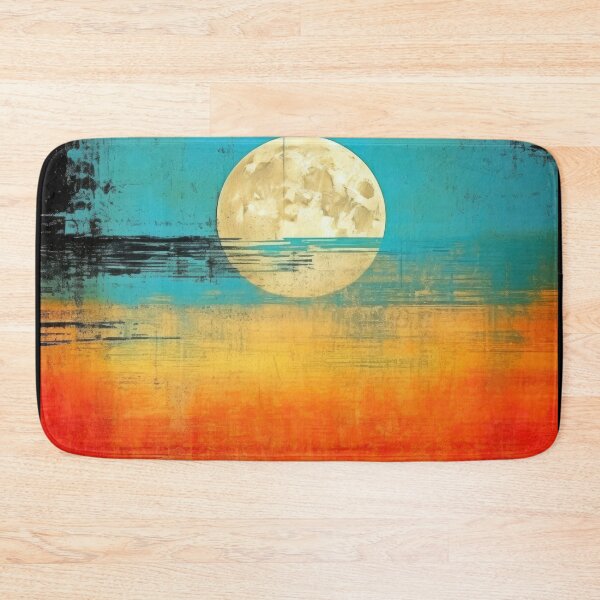 Artikelvorschau, Entdecken Sie "Simplistic & Minimalistic Vintage Sunset" Abstrakte Kunst entworfen und verkauft von ArtificialGenes.