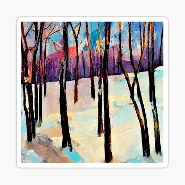 Item preview, Bare Trees in snow 6 designed and sold by George Hutton Hunter.