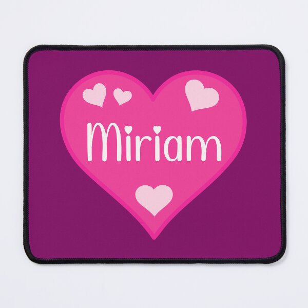 Item preview, Miriam Name Pink Heart  designed and sold by Jeallan Designs.