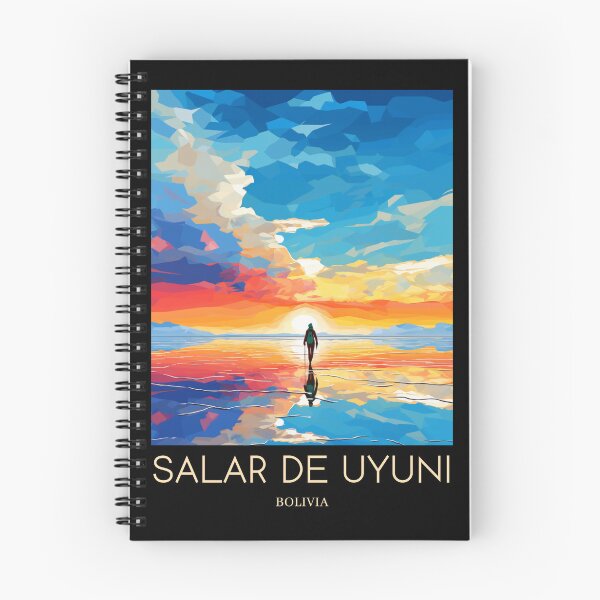 Item preview, A Pop Art Travel Print of Salar de Uyuni - Bolivia  designed and sold by StudioRedKoala.