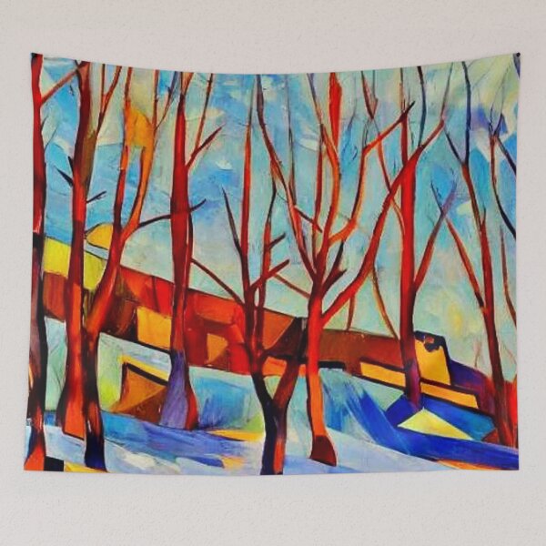 Item preview, Bare Trees in snow 8 designed and sold by George Hutton Hunter.