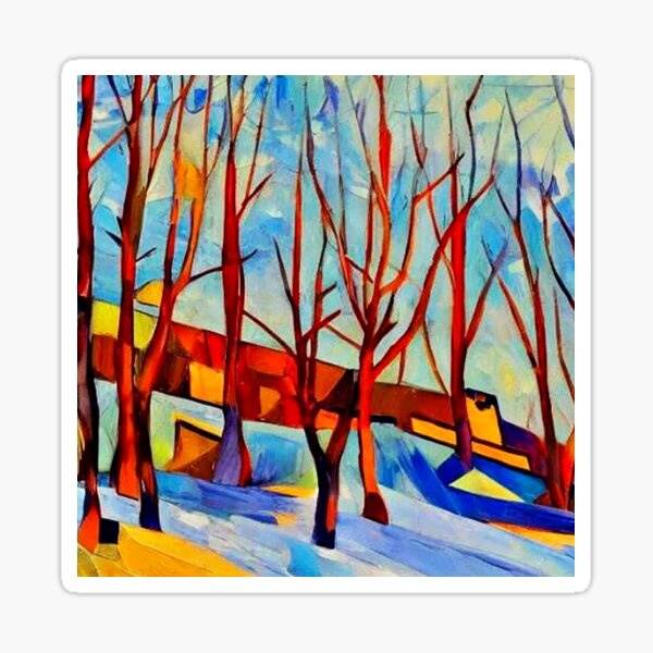 Item preview, Bare Trees in snow 8 designed and sold by George Hutton Hunter.