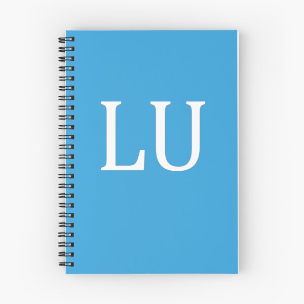 Item preview, LU Initials Monogram Elegant White Letters designed and sold by Jeallan Designs.