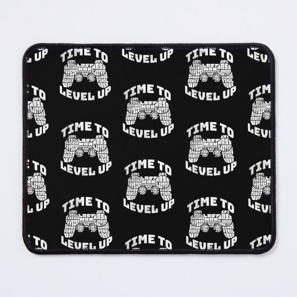 Item preview, Time to level up, funny gamer nerd designed and sold by Merchattack.