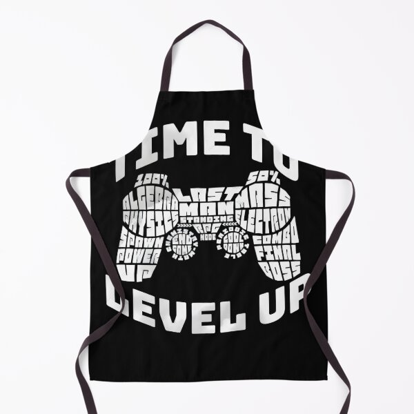 Item preview, Time to level up, funny gamer nerd designed and sold by Merchattack.