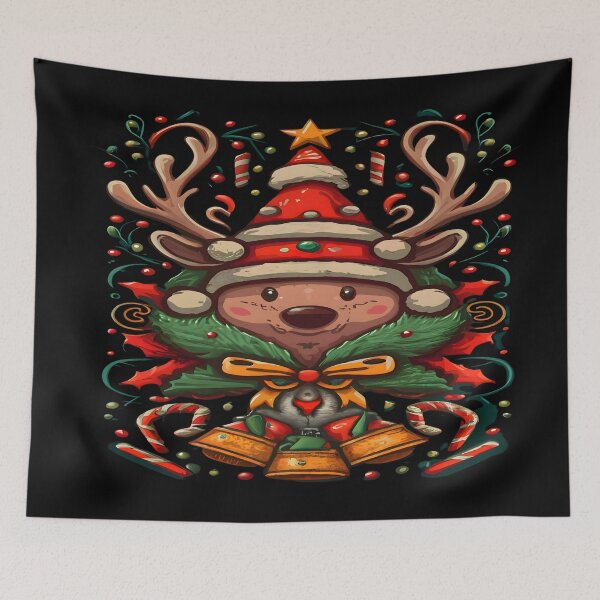 Item preview, Christmas Charm: Jingle Joy Reindeer designed and sold by Wishing-Wings.