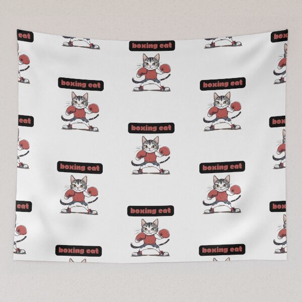 Item preview, Feline Fighter - White designed and sold by CushyNest.