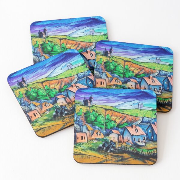 Item preview, Village on the coast 9 designed and sold by George Hutton Hunter.