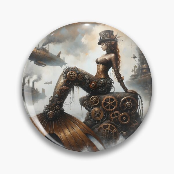 Item preview, Steampunk Mermaid designed and sold by Truck Stop One.