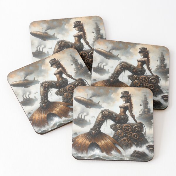 Item preview, Steampunk Mermaid designed and sold by Truck Stop One.