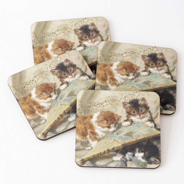 Item preview, Kittens with a fan designed and sold by Cheeze-Dealer.
