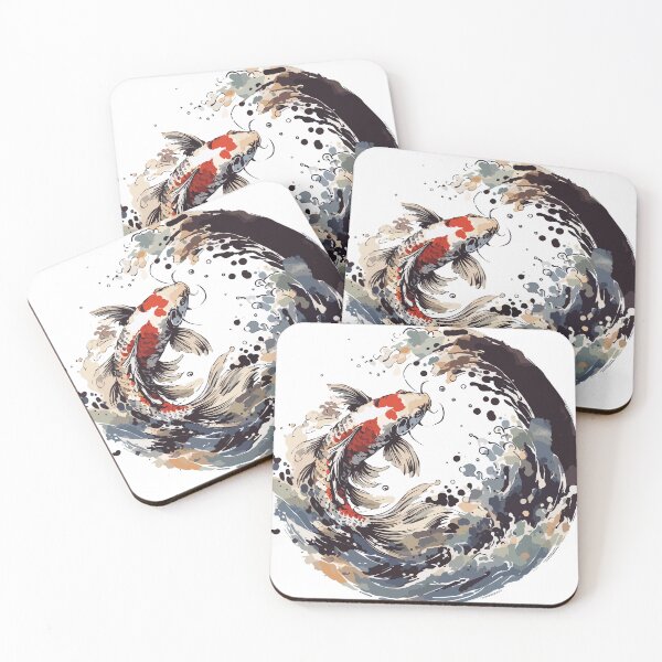 Item preview, Enso Koi Sumi-e designed and sold by PrintSoulDesign.