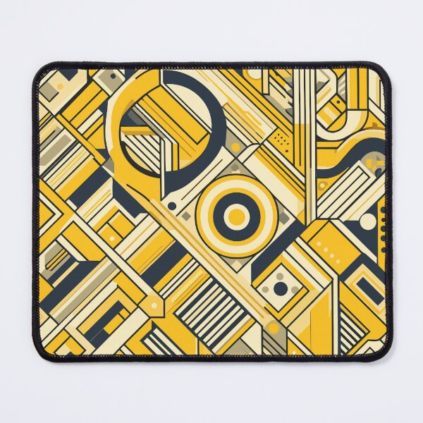 Item preview, Retro Yellow Geometric Pattern designed and sold by GraphicsClub.