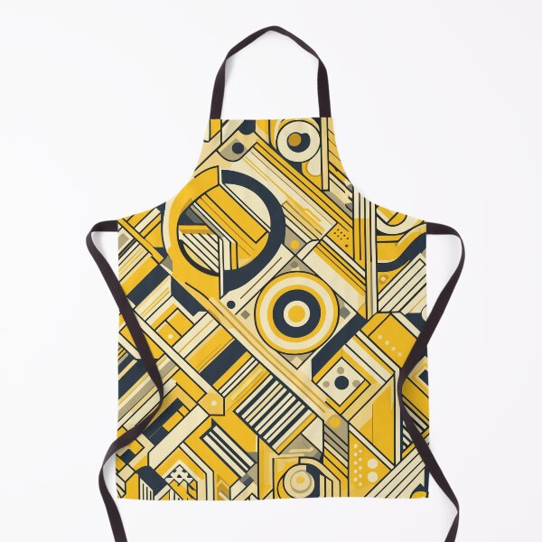 Item preview, Retro Yellow Geometric Pattern designed and sold by GraphicsClub.