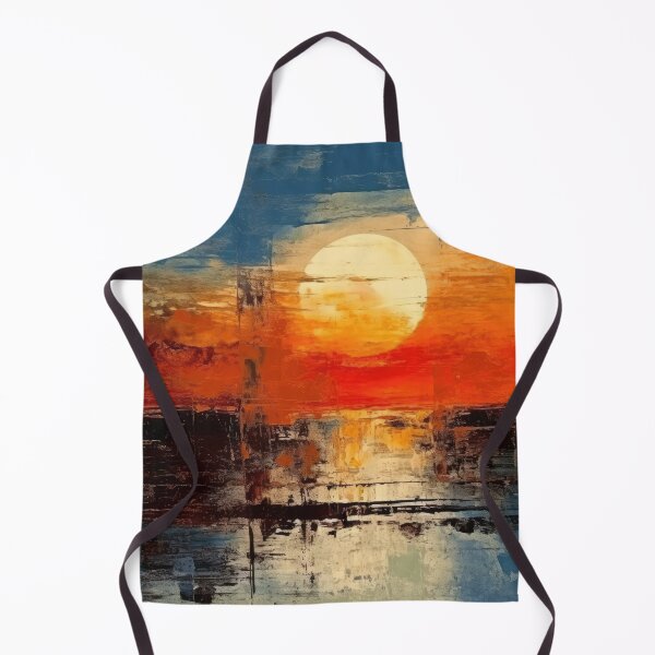 Artikelvorschau, Entdecken Sie "Simplistic & Minimalistic Vintage Sunset" Abstrakte Kunst entworfen und verkauft von ArtificialGenes.