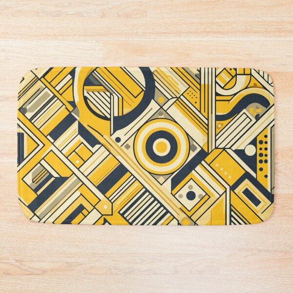 Item preview, Retro Yellow Geometric Pattern  designed and sold by GraphicsClub.