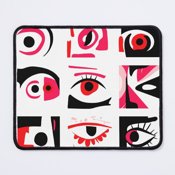 Item preview, colorful abstract eyes designed and sold by Creation Artful.