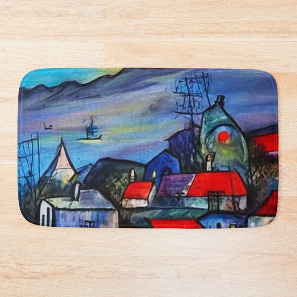Item preview, Village on the coast 10 designed and sold by George Hutton Hunter.