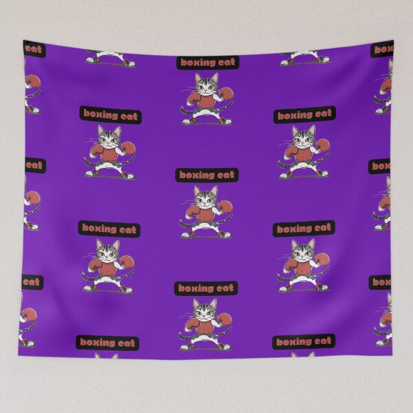 Item preview, Feline Fighter - Violet designed and sold by CushyNest.