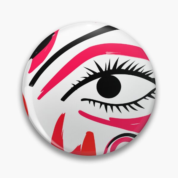 Item preview, colorful abstract eyes designed and sold by Creation Artful.