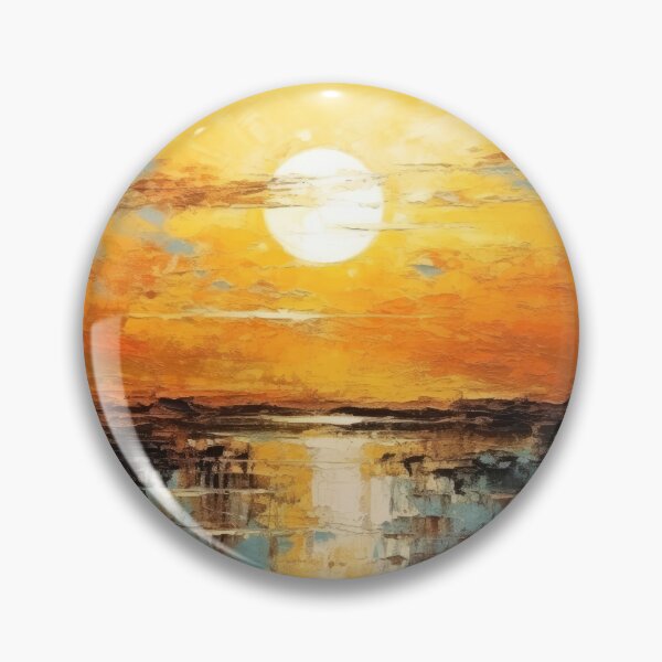 Item preview, Explore "Simplistic & Minimalistic Vintage Sunset" Abstract Art designed and sold by ArtificialGenes.