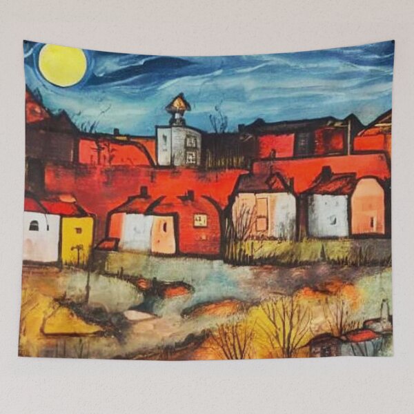 Item preview, Village on the coast 11 designed and sold by George Hutton Hunter.