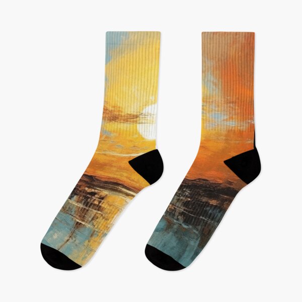 Item preview, Explore "Simplistic & Minimalistic Vintage Sunset" Abstract Art designed and sold by ArtificialGenes.