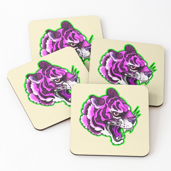 Item preview, Purple tiger tattoo style designed and sold by weilertsen.