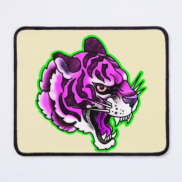 Item preview, Purple tiger tattoo style designed and sold by weilertsen.