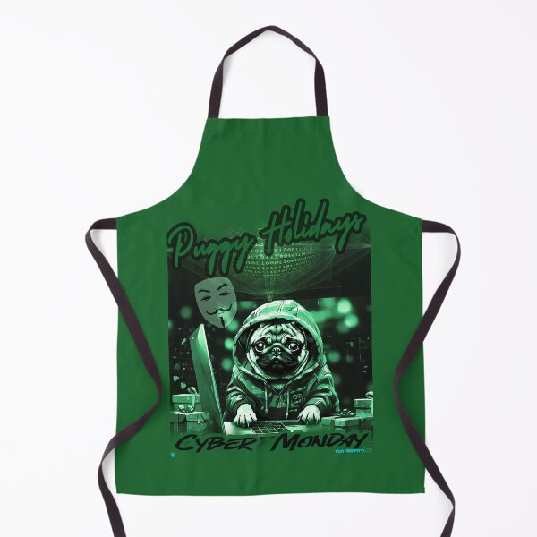 Item preview, Pug HAPPY HOLIDAYS 67 CYBER MONDAY PUGGY HOLIDAYS designed and sold by RedBluffTraders.