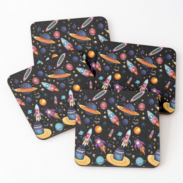 Item preview, space planets and rocket designed and sold by asmaa gamal.