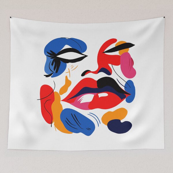 Item preview, colorful abstract eyes designed and sold by Creation Artful.